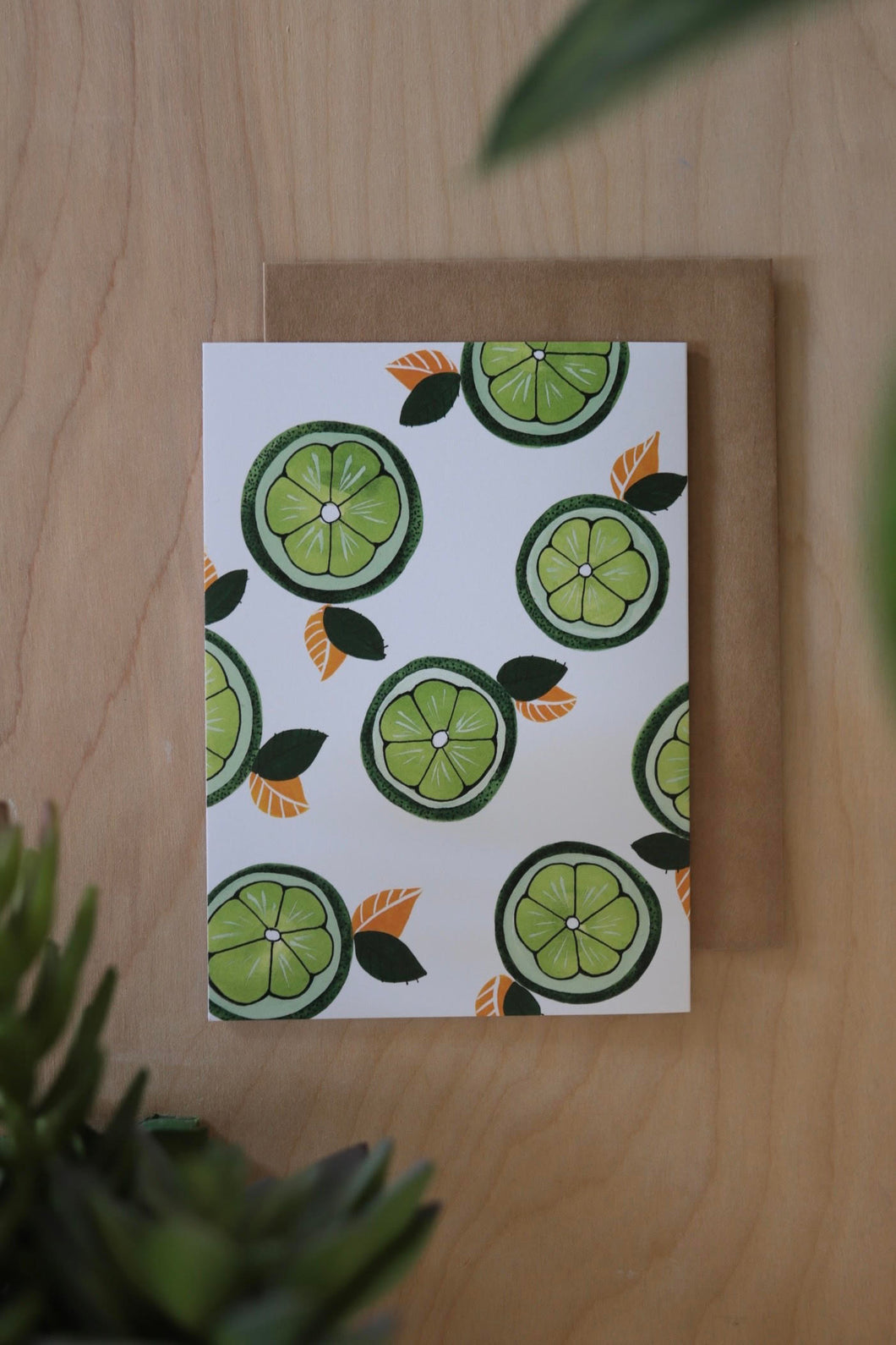 Lime Art Card